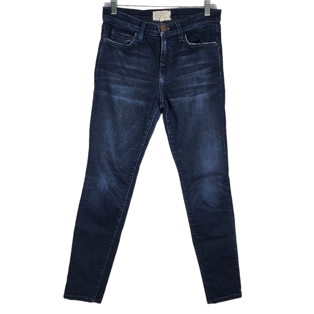 CURRENT ELLIOTT THE HIGH WAIST ANKLE SKINNY CROSBY